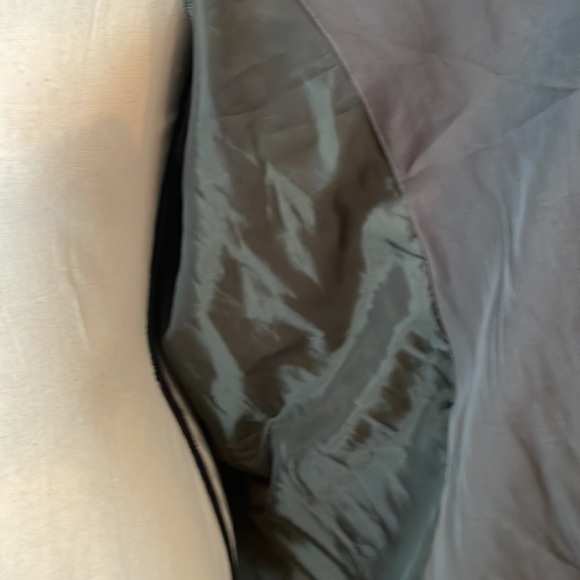 Dalia Anorak Jacket SZ 3X Olive Green Drawstrings Open Front Stretchy Lined - Picture 14 of 14